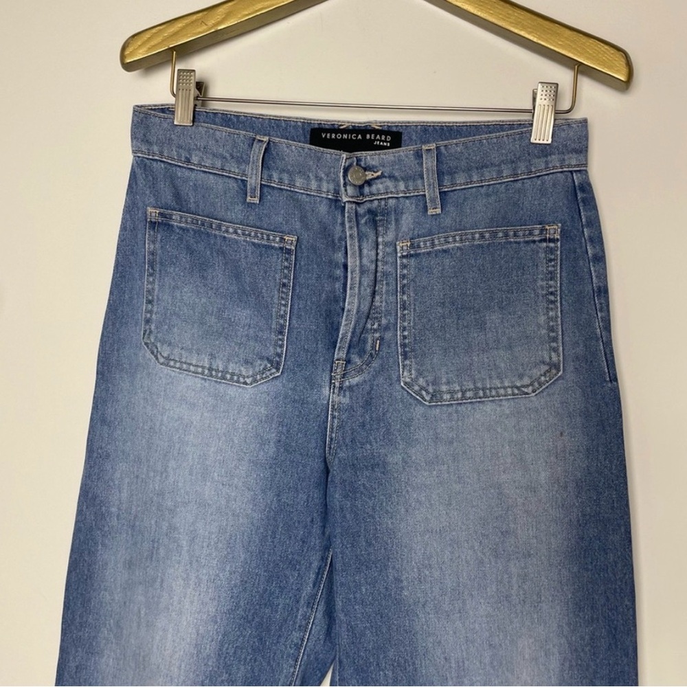 VERONICA BEARD Grant Wide Leg Super High Rise Flare Jeans \\ 28 - Picture 2 of 5